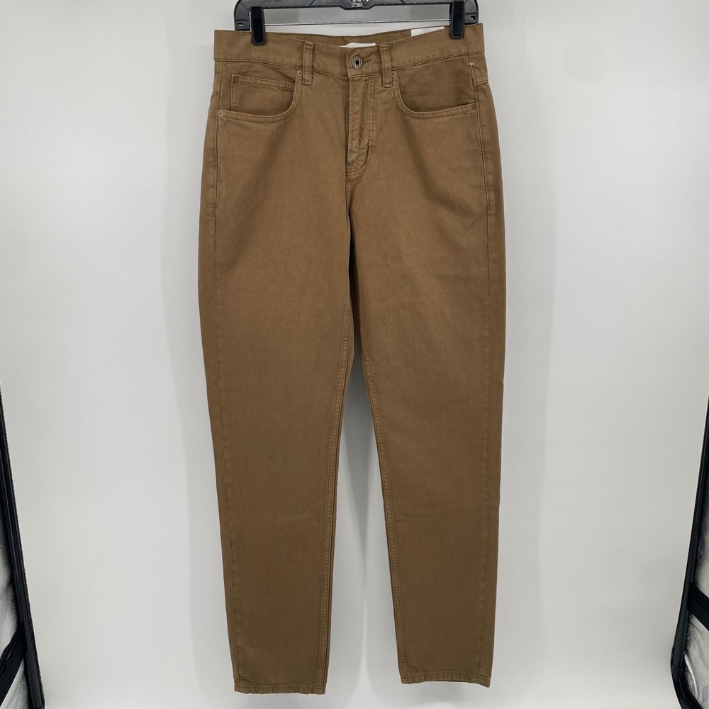 Billy Reid Pants Mens 30 Brown Slim Fit Corduroy Texture Chino Trousers NWOT